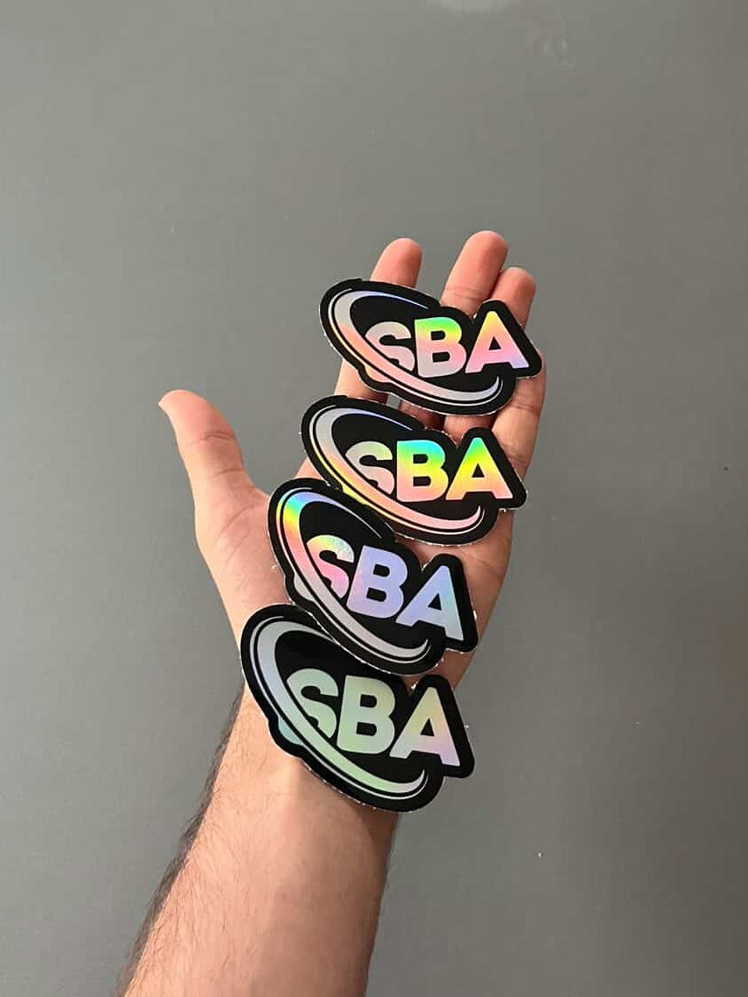 STICKERS HOLOGRAPHIQUE SBA