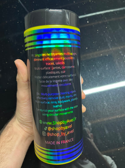 40 LINGETTES NETTOYANTES MOTO-AUTO SBA